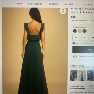 NWT Lulus Prom Dress